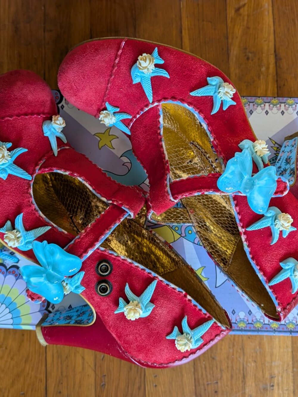 Irregular Choice Fresh Cut Grass Red Heels 2012 - Picture 2 of 11